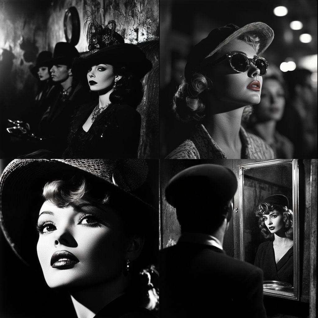 Billy Wilder style, Midjourney V6.1, render 1 of 4