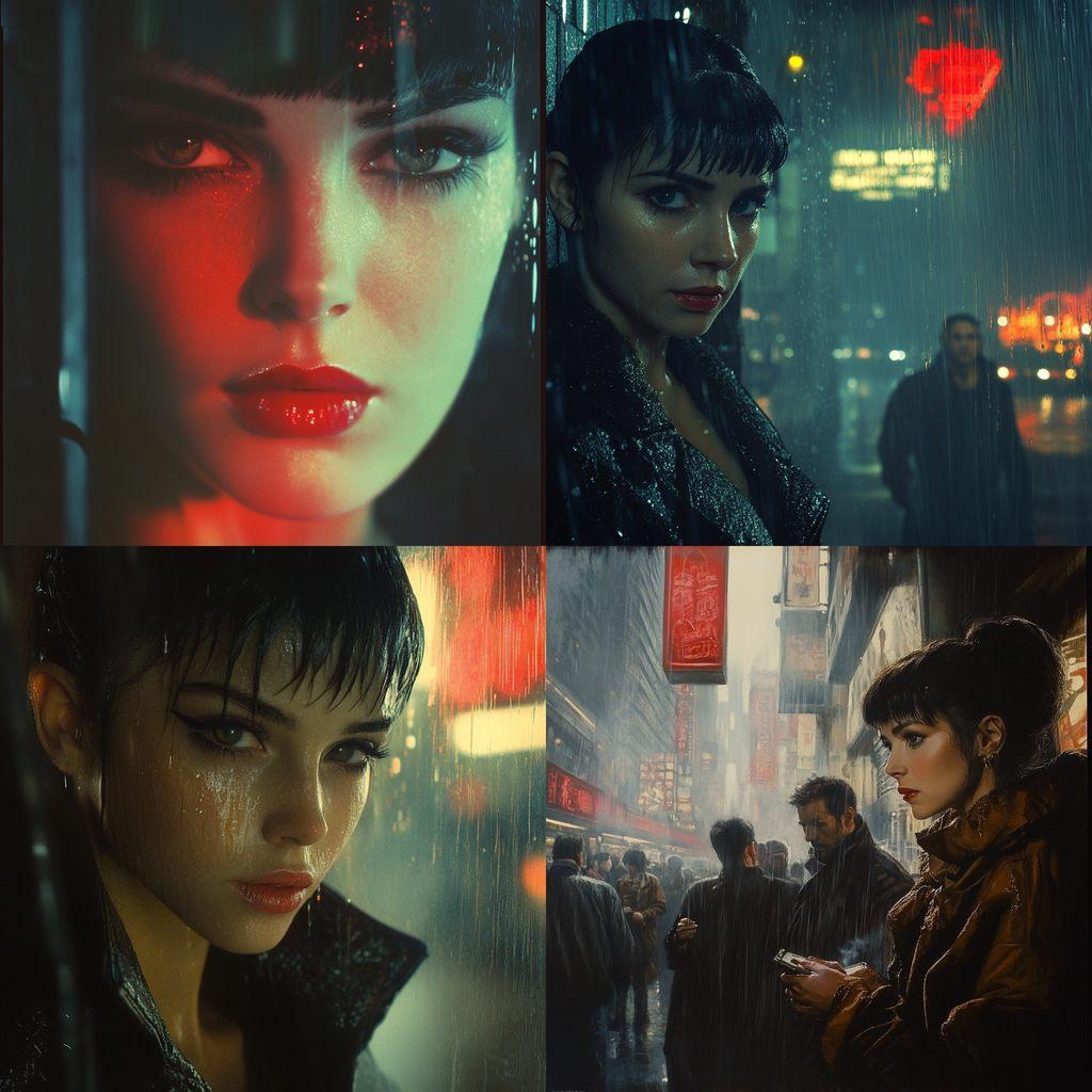 Blade Runner style, Midjourney V6.1, render 1 of 4
