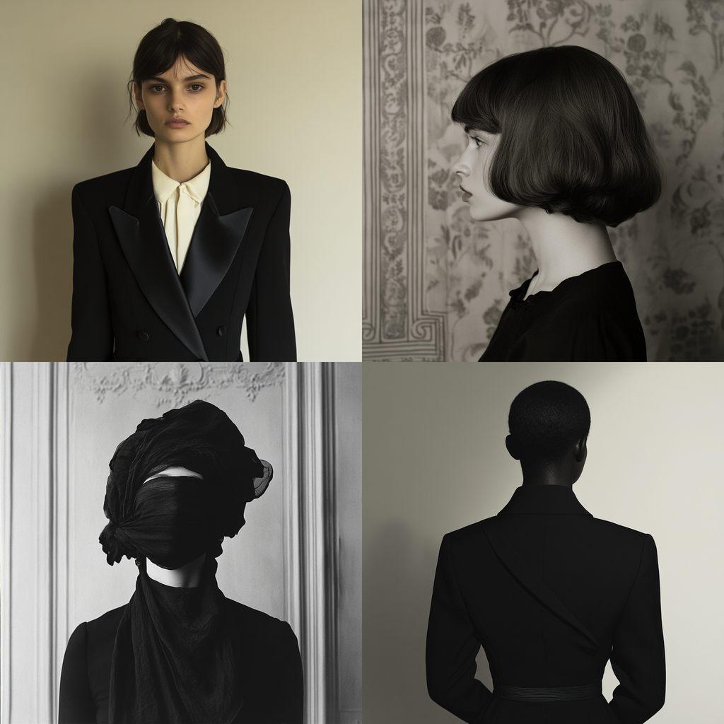 Bouchra Jarrar style, Midjourney V6.1, render 1 of 4