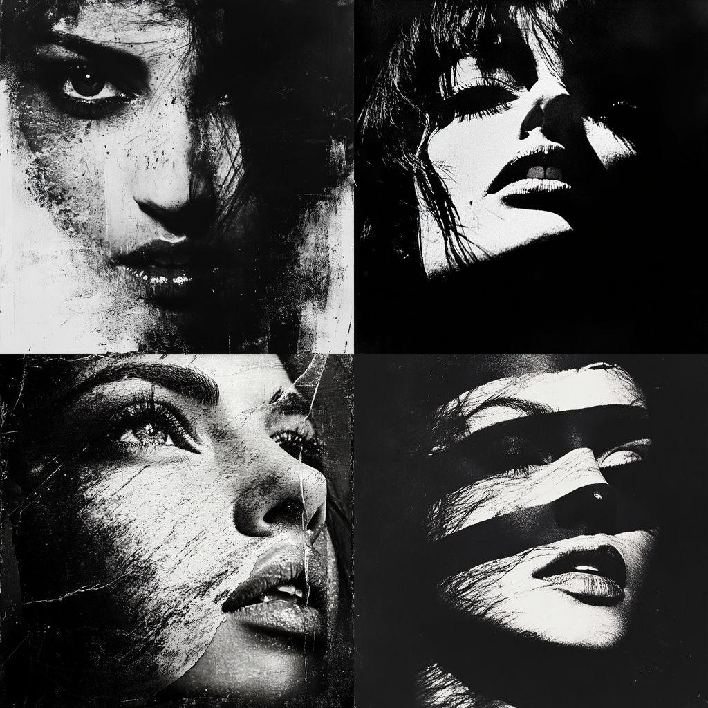Brett Walker style, Midjourney V6.1, render 1 of 4