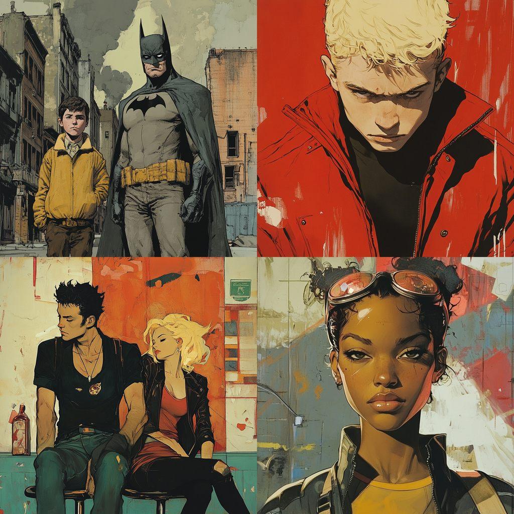 Brian K. Vaughan style, Midjourney V6.1, render 1 of 4