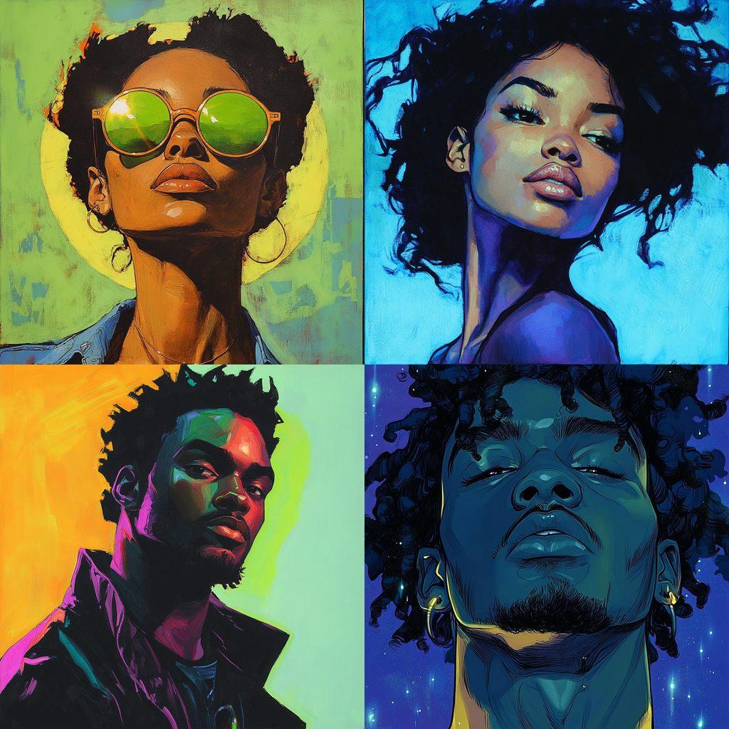 Brian Stelfreeze style, Midjourney V6.1, render 1 of 4