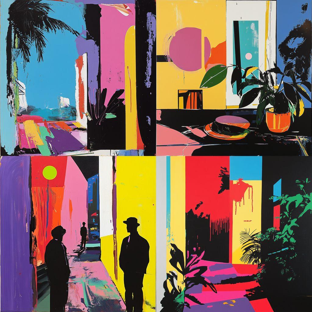 Bruce McLean style, Midjourney V6.1, render 1 of 4