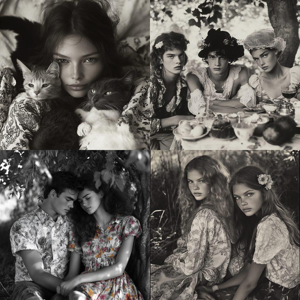Bruce Weber style, Midjourney V6.1, render 1 of 4