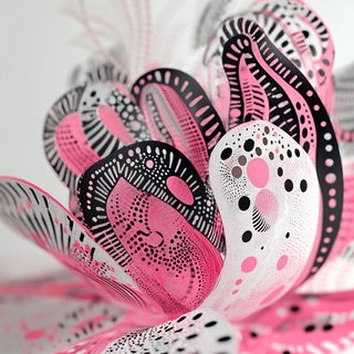Chromavitra style, Midjourney V6.1: abstract 3D render