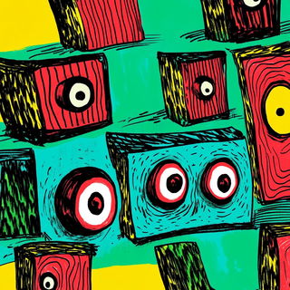 Ruinstory Inkward style, Midjourney V6.1: creative pattern composition