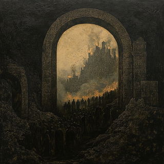 Cartoblossom style, Midjourney V6.1: classical 18th-century oil painting