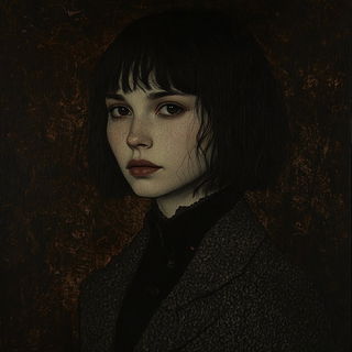 Cartoblossom style, Midjourney V6.1: photographic portrait of female protagonist