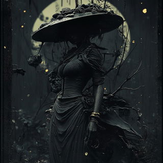 Inkhatching style, Midjourney V6.1: retro fairy-tale illustration