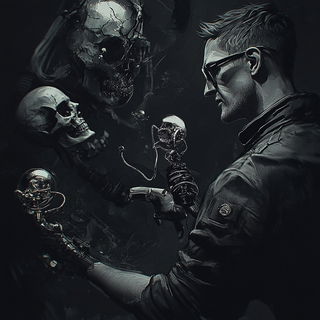Inkhatching style, Midjourney V6.1: editorial illustration for popular scientific magazine cover