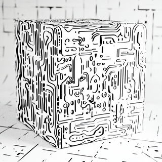 Moonclasp style, Midjourney V6.1: abstract 3D render