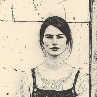 Moonclasp style, Midjourney V6.1: photographic portrait of female protagonist