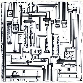 Moonclasp style, Midjourney V6.1: technical infrastructure blueprint schematics