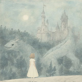 Ruinwing Ornithology style, Midjourney V6.1: retro fairy-tale illustration
