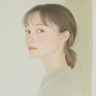 Ruinwing Ornithology style, Midjourney V6.1: photographic portrait of female protagonist