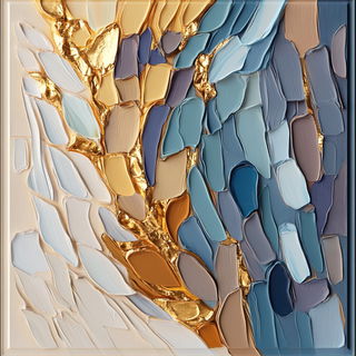 Mythostitch style, Midjourney V6.1: abstract 3D render