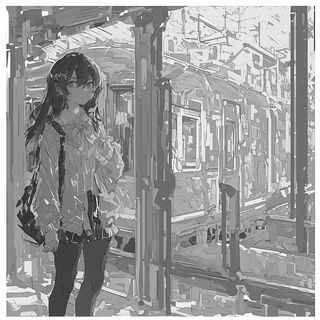 Mythostitch style, Midjourney V6.1: black-and-white manga comic strip
