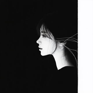 Canyon Orbit style, Midjourney V6.1: photographic portrait of female protagonist