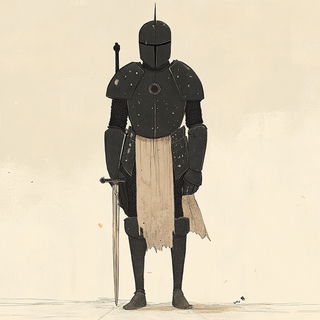 Lime Lithoterrace style, Midjourney V6.1: concept art character design of retropunk steam knight