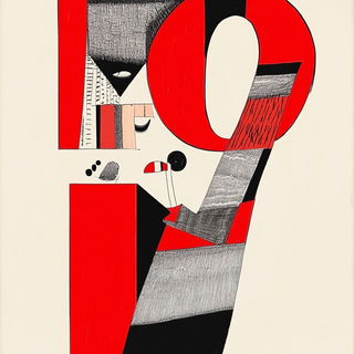 Carnelian Plane Garden style, Midjourney V6.1: typographic composition with large letters