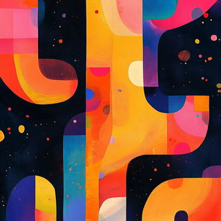 Tenonsea style, Midjourney V6.1: typographic composition with large letters