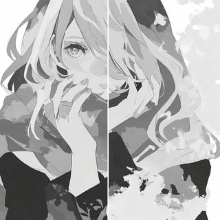 Undertow Menagerie style, Midjourney V6.1: black-and-white manga comic strip