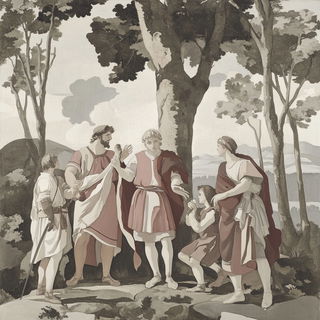 Undertow Menagerie style, Midjourney V6.1: classical 18th-century oil painting