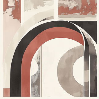 Undertow Menagerie style, Midjourney V6.1: typographic composition with large letters
