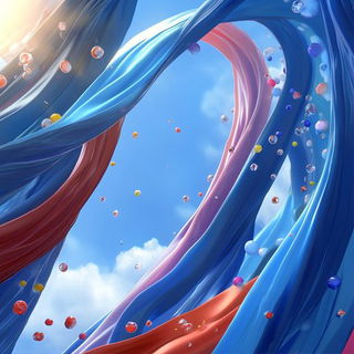 Mythicross style, Midjourney V6.1: abstract 3D render