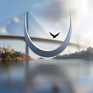 Mythicross style, Midjourney V6.1: bold minimalist logo design for Istanbul city municipal services