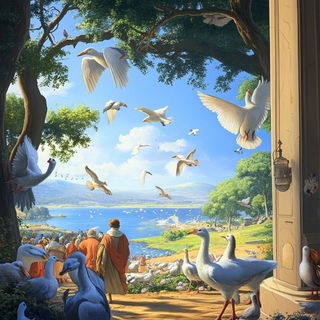 Mythicross style, Midjourney V6.1: classical 18th-century oil painting
