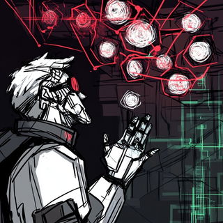 Cloudbranch Railway style, Midjourney V6.1: editorial illustration for popular scientific magazine cover