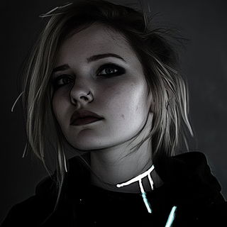 Cloudbranch Railway style, Midjourney V6.1: photographic portrait of female protagonist