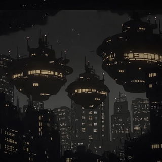 Inkverdure style, Midjourney V6.1: cinematic shot from sci-fi movie