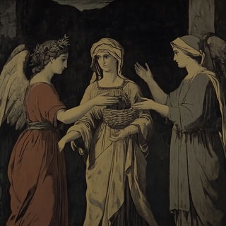 Inkverdure style, Midjourney V6.1: classical 18th-century oil painting