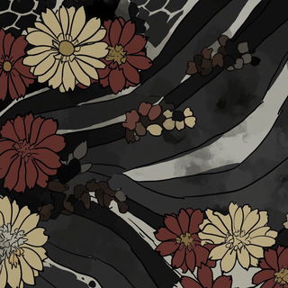 Inkverdure style, Midjourney V6.1: creative pattern composition