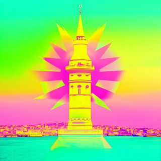 Foliglyphics style, Midjourney V6.1: bold minimalist logo design for Istanbul city municipal services