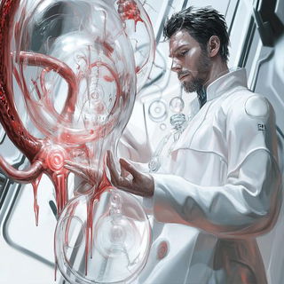 Cryomap style, Midjourney V6.1: editorial illustration for popular scientific magazine cover