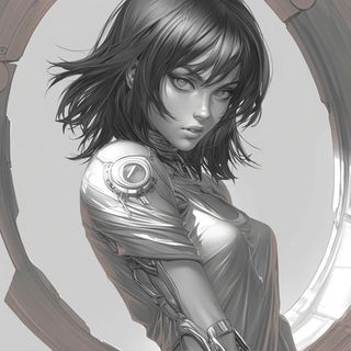 Cryomap style, Midjourney V6.1: black-and-white manga comic strip
