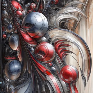 Cryomap style, Midjourney V6.1: creative pattern composition