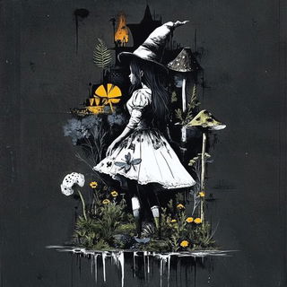 Cinderfold Codex style, Midjourney V6.1: retro fairy-tale illustration