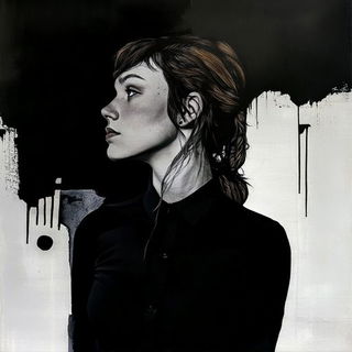 Cinderfold Codex style, Midjourney V6.1: photographic portrait of female protagonist