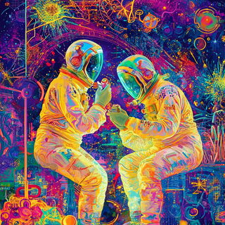 Marblefur style, Midjourney V6.1: editorial illustration for popular scientific magazine cover