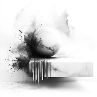 Glyphstatic style, Midjourney V6.1: abstract 3D render