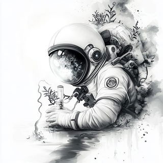 Glyphstatic style, Midjourney V6.1: editorial illustration for popular scientific magazine cover