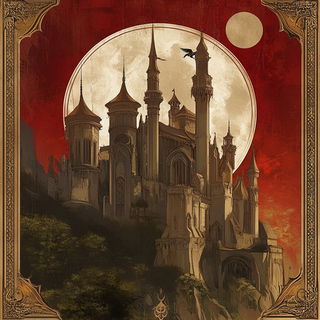 Ballooncliff Etching style, Midjourney V6.1: retro fairy-tale illustration