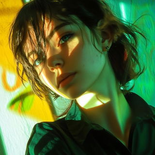 Clockwork Inferno style, Midjourney V6.1: photographic portrait of female protagonist