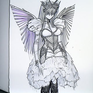Glossogrotesque style, Midjourney V6.1: haute-couture fashion outfit