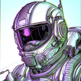 Glossogrotesque style, Midjourney V6.1: cinematic shot from sci-fi movie