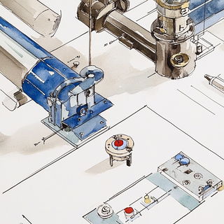 Rimeportrait style, Midjourney V6.1: technical infrastructure blueprint schematics